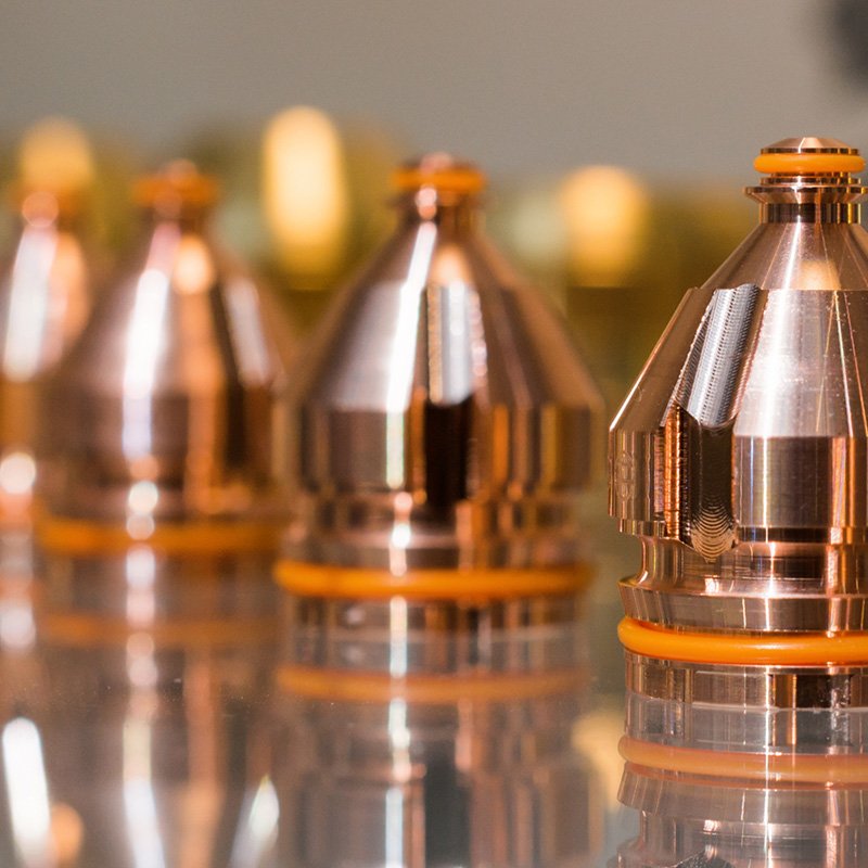 Plasma Equipment Parts Copper CNC Machining